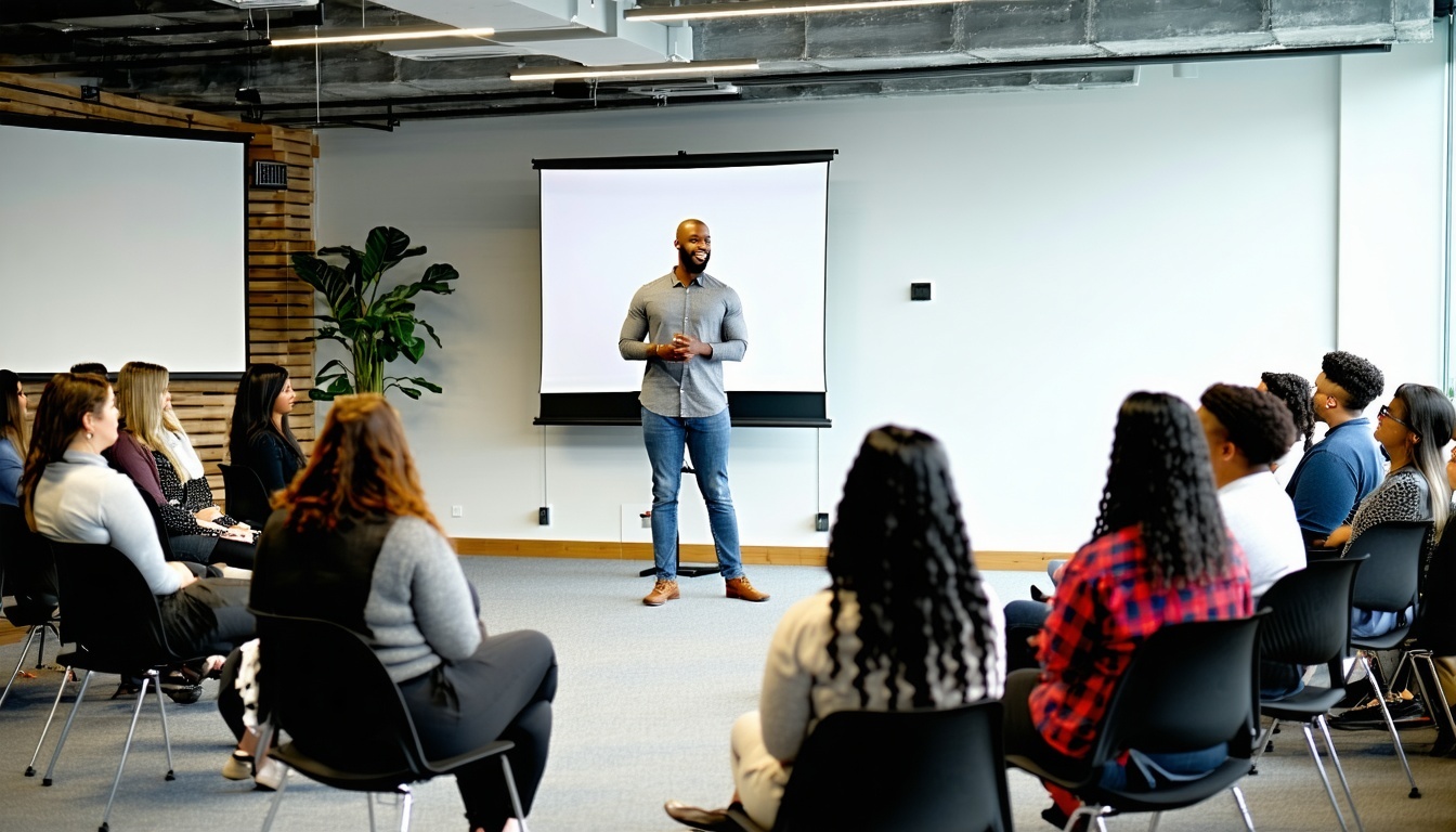 Faith-based leadership coaching session